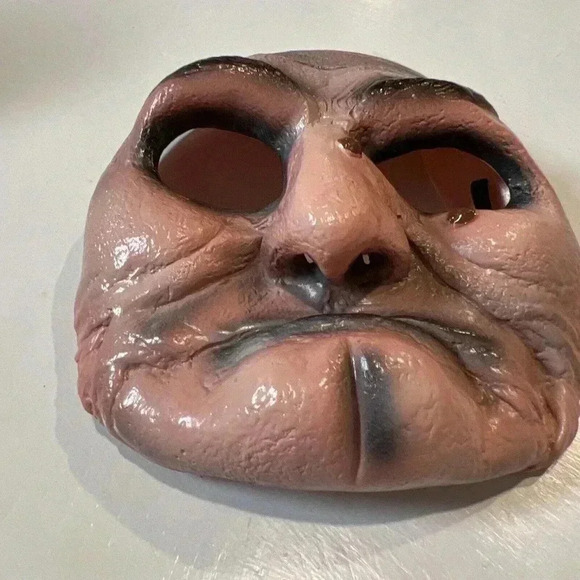 Vintage Fun World Rubber Halloween Mask Moles Man Mask EXCELLENT CONDITION - Picture 3 of 11
